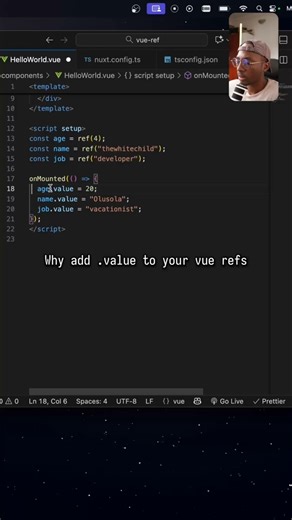 Stop Writing .value in Vue! 🤯 #javascript #programming #vuejs #nuxt #webdeveloper #webdev
