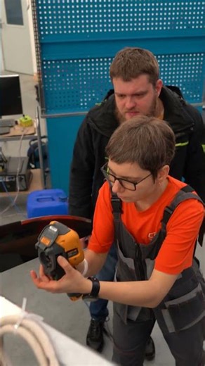 Tests of the electric motor for the "Motylek" drone