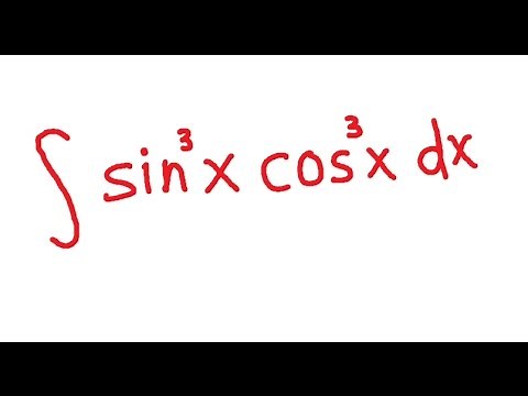 Integration of sin^3 x cos^3 x