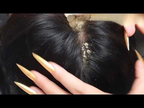 ASMR Sleep Therapy 😴 Peaceful Scalp Care & Gentle Hair Cleaning Sounds 000298