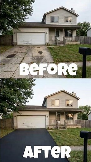 Driveway Asphalt Transformation | Satisfying Construction Timelapse Before & After