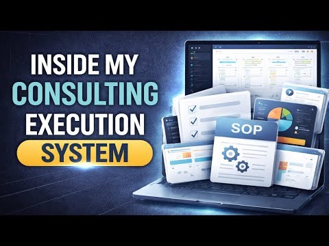 Inside My Consulting Execution System (Projects, SOPs, Analytics)