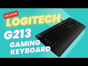 Logitech G213 Prodigy gaming RGB wired keyboard review!