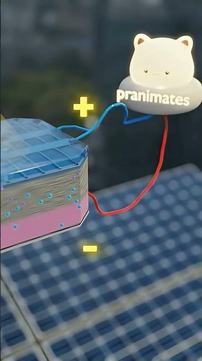 How sunlight turns into electricity inside a solar panel? ☀️