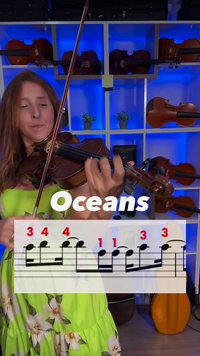 Tema de Oceans no Violino | Violino Didático