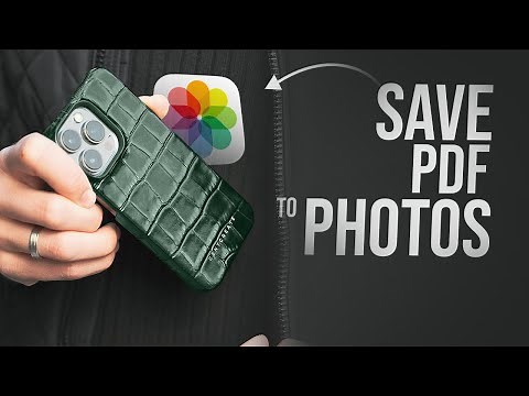 How to Save PDF Files to Photos on iPhone (tutorial)