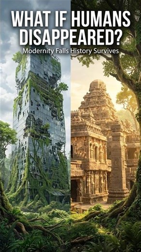 What If Humans Disappeared Today? 😱 (24 Hours to 10,000 Years) #shorts #whatif