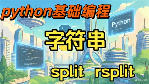python基础编程-字符串split rsplit