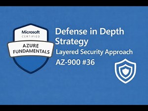 Defense in Depth Strategy | Layered Security Approach | AZ-900 #36