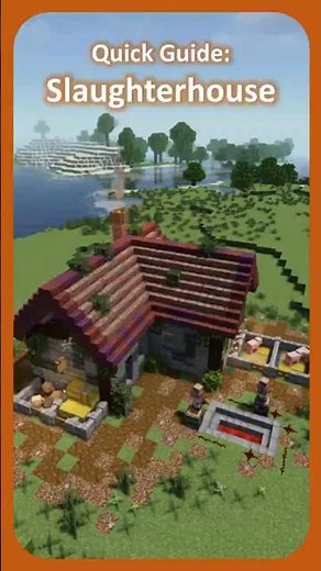 Quick Guide Slaughterhouse, Butcher, Building, Smoker, Minecraft