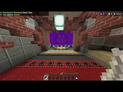 Minecraft Deathrun speedrun (IP adresa serveru v popisku)
