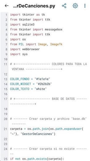 🔥Gestor de canciones en Python 🐍 #aprenderaprogramar #coding #python #proyectos #parati