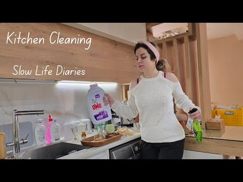 Simple Day Vlog , Cleaning My Cozy Kitchen | Silent Vlog , Art of Slow Living