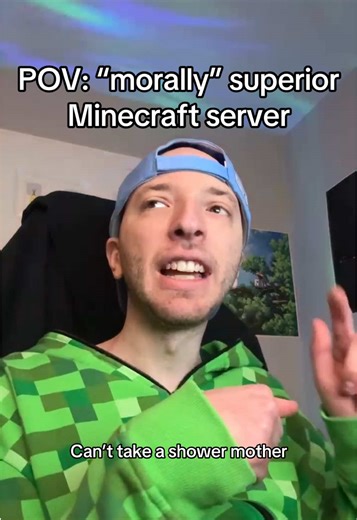 how is Minecraft not triggering their going outside agoraphobia trauma /genq #satire #skit #fyp #pov #minecraft