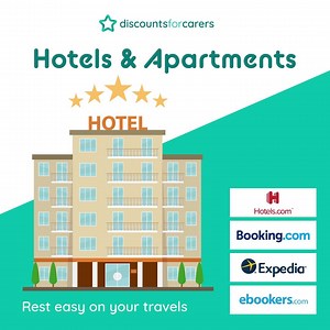Rest easy on your travels.  Take advantage of our hotel discounts from top names offering some great deals on hotels worldwide including Hotels.com, Expedia, ebookers and Hotelopia.  https://bit.ly/2RtfX2N | Discounts for Carers | Facebook