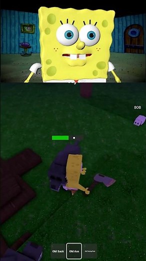 Patrick Saves SpongeBob from the WOLVES!