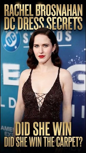 Rachel Brosnahan's Red Carpet Glow-Up 💜