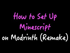 [Remake] Minescript Setup Tutorial