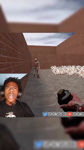 iShowSpeed Gets JUMPSCARED IN Garry's Mod😂 | #ishowspeed #fyp #foryou #foryoupage #jumpscare