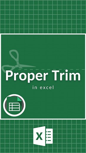 Proper Trim in Excel‼️ 🗂️ Don’t forget to save this post! 📚 Show up to work on Monday as an Excel Guru! Start an Excel Course TODAY with the link in our bio! 🧑‍🏫 Save hours of time tracking your budget, goals, and MORE! Get your Excel templates with the link in our bio! 🤯 Follow us on TikTok, YouTube, Twitter, Threads, and more with the link in our bio! #excel #exceltips #exceltricks #spreadsheets #corporate #accounting #finance #workhacks #tutorials | CheatSheets