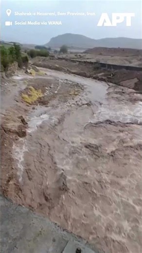 Floods Hit Drought-Stricken Iran After Heavy Rainfall | Ilam Province Severely Affected | APT