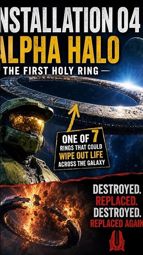Did you know Installation 04 wasn't just “a Halo” #gamingfacts #halo #haloce