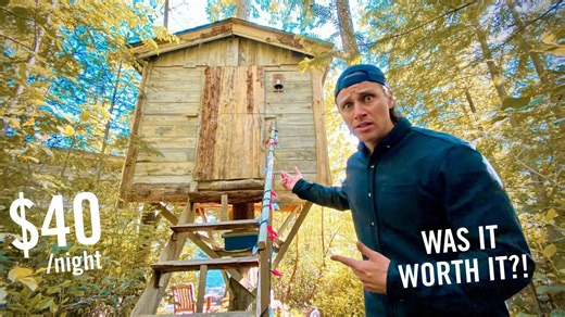 What happens when you replace a hotel with a backyard treehouse