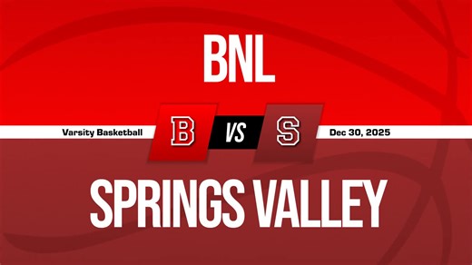 Basketball Recap: Springs Valley Comes Up Short
