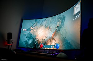 Review nhanh màn hình LG UltraGear 45GR95QE: 45 inch OLED nhưng cong 800R