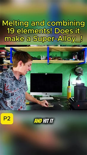 Melting and combining 19 elements! Does it make a Super-Alloy_! #petsarelife #DIY #CatsofTikTok #DogsofTikTok #fixit #lifehacker #howtofix #howtofix #repairtime #animalcompanion #animalrescue #pawfect #wildlife #animaltiktok