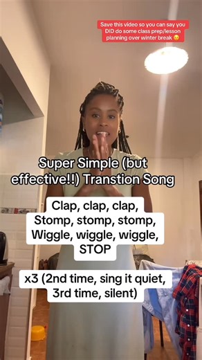 Kristen 🤍 Primary School Teacher on Instagram: "Another super simple but EFFECTIVE transition song I made up. Save this video for January!!! #teacher #teachersofinstagram #teachergram #rating #kindergarten #kindergartenteacher #kindergartenstories #teacherhumor #iteachk #elementaryteacher #iteach #teachersofig #teacherfail #firstgrade #teacherstories #students #relatableteacher #firstgrade #elementaryschool #teachermeme #earlychildhoodeducation #preschool #prek #montessori #primaryschool #monte