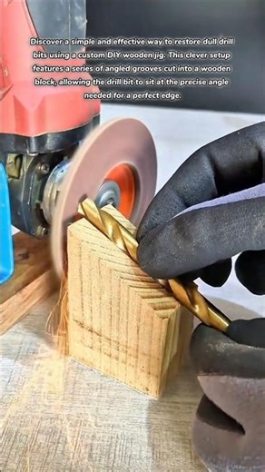Genius DIY Drill Bits Sharpening Jig! #tools #tips #tricks #lifehacks #how #diy #drill