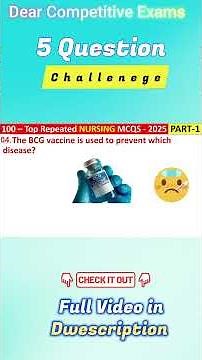 Top 100 nursing mcqs 2025 in English | Gnm nursing interview questions and answers #nursingmcqs