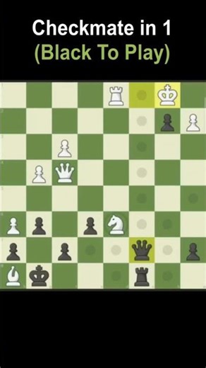 Checkmate in 1 | Can You Spot It? | Puzzle 101 #shorts #youtubeshorts #viral