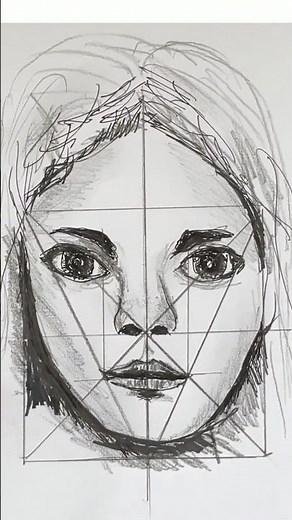 This Grid Trick Will Transform Your Face Drawings #art #drawing #hack