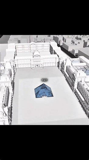 V O L T R E X on Instagram: "How one glass pyramid redefined Paris forever 🤯 #louvre #engineering #3danimations #architecture"