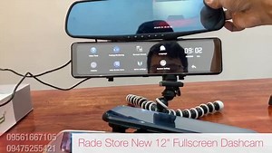 12" Fullscreen Dashcam ( New model in the market ) Available in: ✅ Dual Lens ✅ 3 Lens FREE HOME SERVICE INSTALLATION, 1 YEAR WARRANTY 12" Dashcam only at Rade Store ❤️ Call/Text our numbers below ⬇️⬇️⬇️ 09561667105 / 09475255421 | Rade Store Philippines
