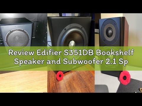 Review Edifier S351DB Bookshelf Speaker and Subwoofer 2.1 Speakers System Bluetooth V5.1 aptX Wirele