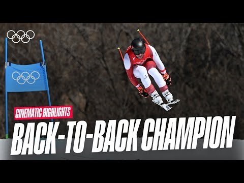 Split by Hundredths !🎿🥇 | Alpine Skiing Men's Super-G at Beijing 2022 | Cinematic Highlights