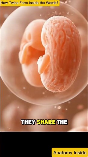 How Twins Form Inside the Womb | Identical vs Fraternal Explained in 3D