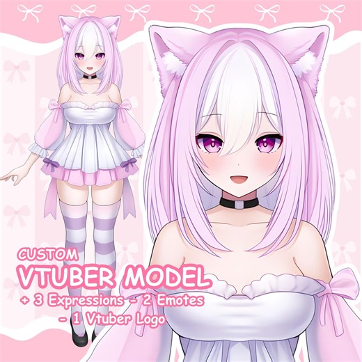 Vtuber Model Live2d – Custom Vtuber Avatar for Streaming - Etsy