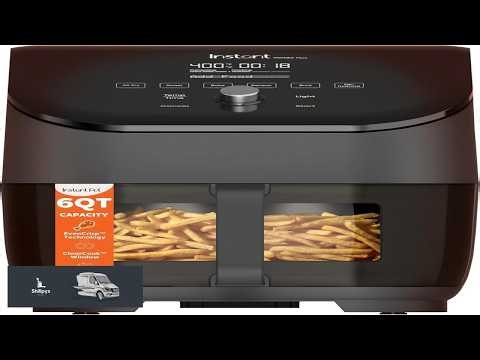 Instant Pot Vortex Plus 6QT ClearCook Air Fryer Clear Windows Custom Program