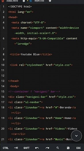 tutorial cara Latihan Coding Di Acode bagi pemula 🎭🎭🎭