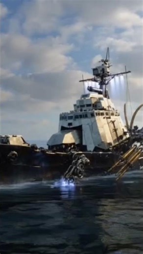 Water Insect Jumps & Transforms Into a Ship