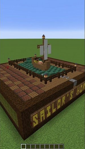 "Sailor's Hornpipe" Animated Note Block Music Box #minecraft #shorts