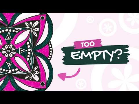 Too empty? | Minimal Color Mandala Experiment