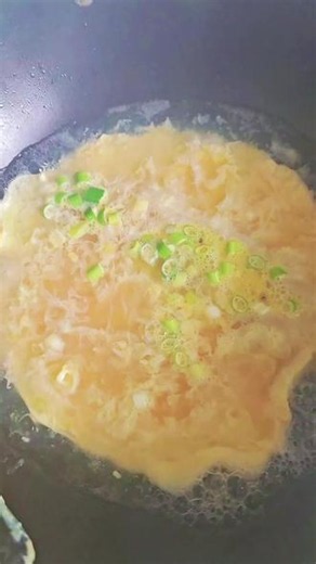 营养早餐：水炒鸡蛋，