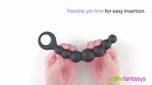 Orgasm beads - Buy a Anal beads with loop handle at EdenFantasys