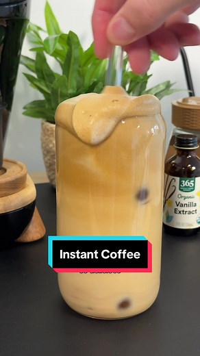 The BEST Instant Coffee Recipe. Period. - 1 Tbsp Instant Coffee (Juan Valdez) - 1 Tbsp Sugar (brown preferred) - 1/2 Tsp Vanilla Extract - 4 Tbsp cold water - Ice - Milk of Your Choice #instantcoffee #coffee #coffeetok #fyp #coffeerecipe #instantcoffeerecipe