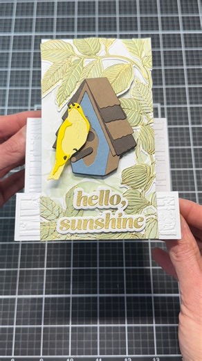 Avee on Instagram: "I made this Center Stair Stepper card with the Arched Foliage and Whispers in the Canopy Craft Your Life Project Kits from @altenewllc #cardmaking #cardmakingsuperpower #cardmakersofinstagram #cardmaker"